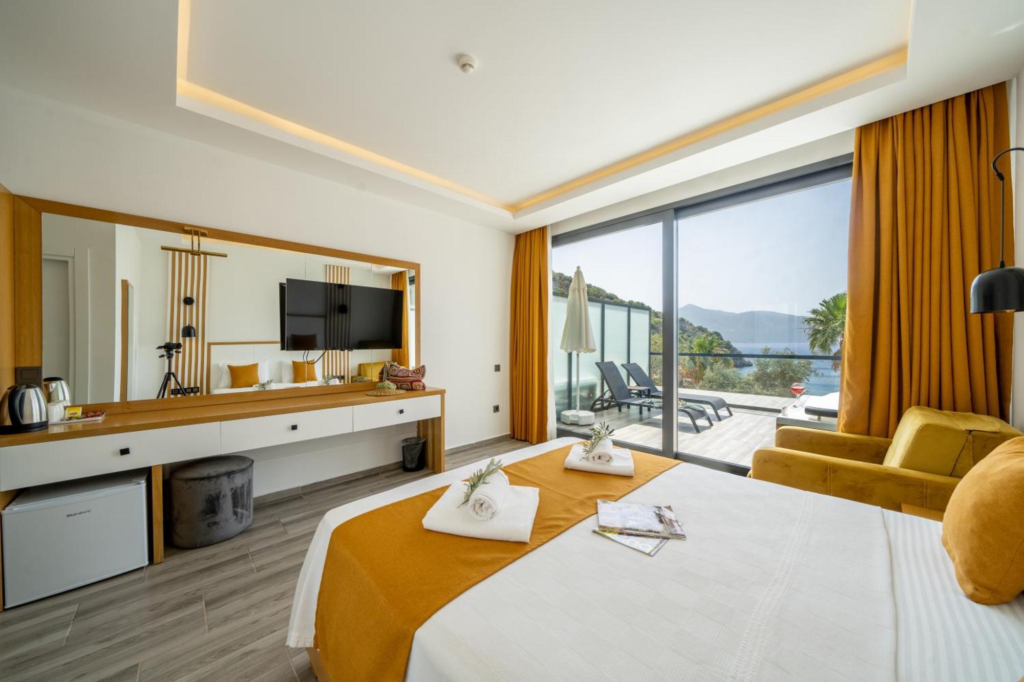 Kalkan Beach Park Hotel 卡斯 外观 照片
