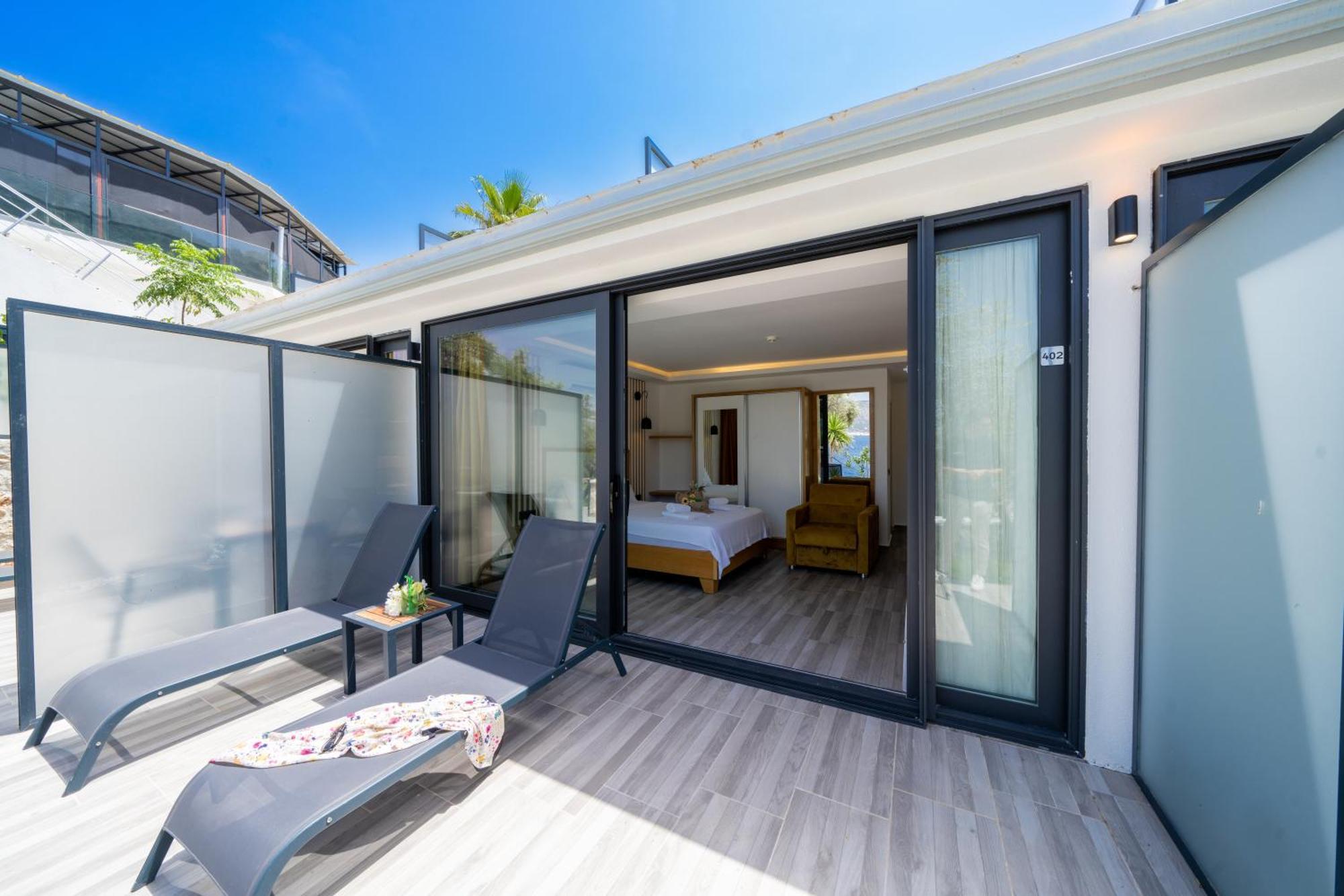 Kalkan Beach Park Hotel 卡斯 外观 照片