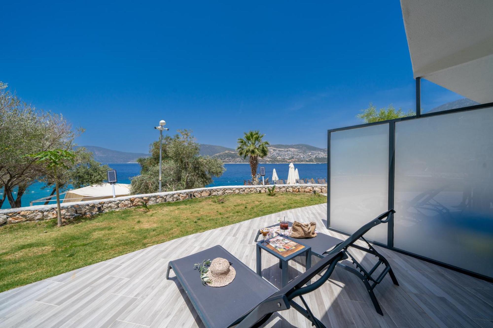 Kalkan Beach Park Hotel 卡斯 外观 照片