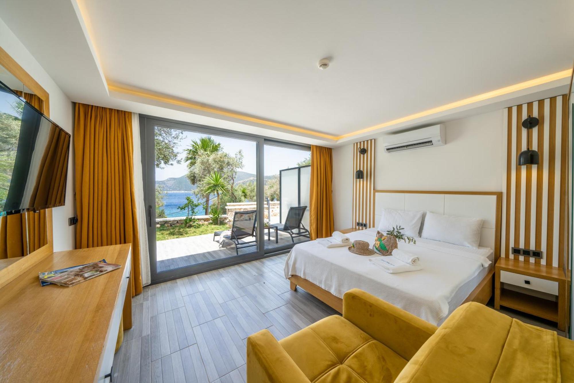 Kalkan Beach Park Hotel 卡斯 外观 照片