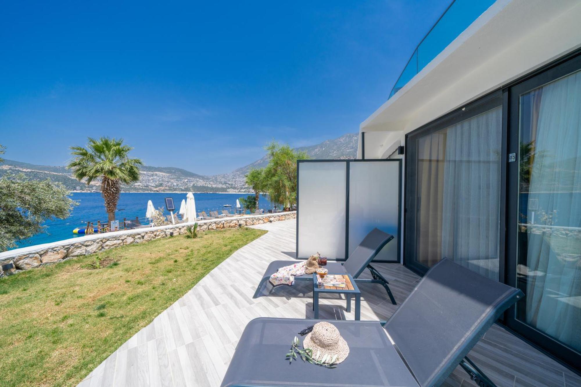 Kalkan Beach Park Hotel 卡斯 外观 照片