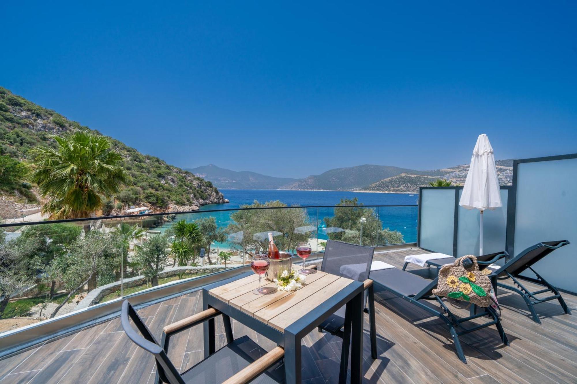 Kalkan Beach Park Hotel 卡斯 外观 照片