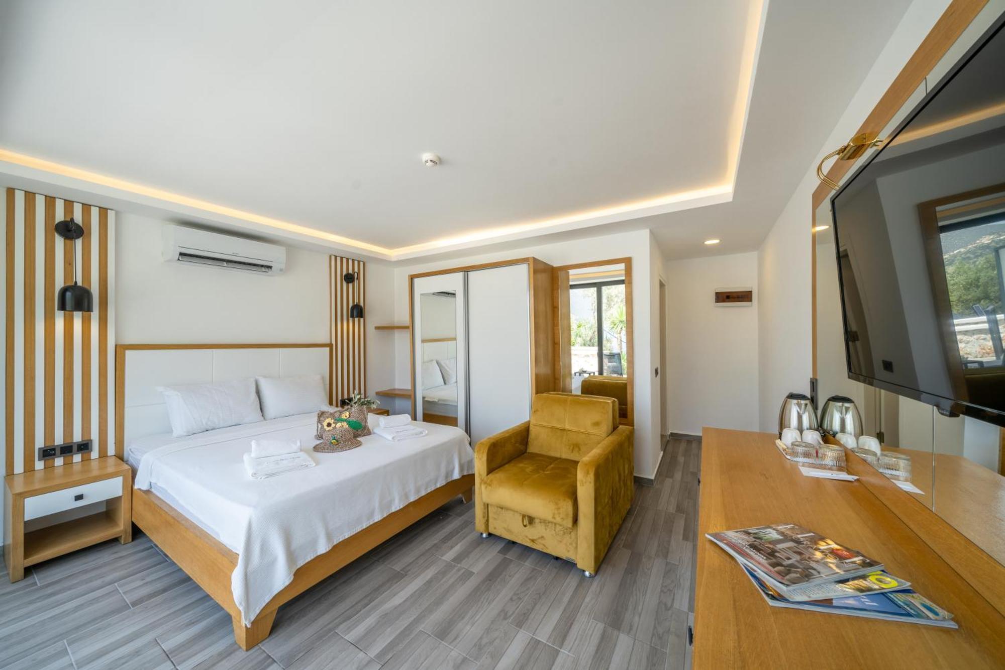 Kalkan Beach Park Hotel 卡斯 外观 照片