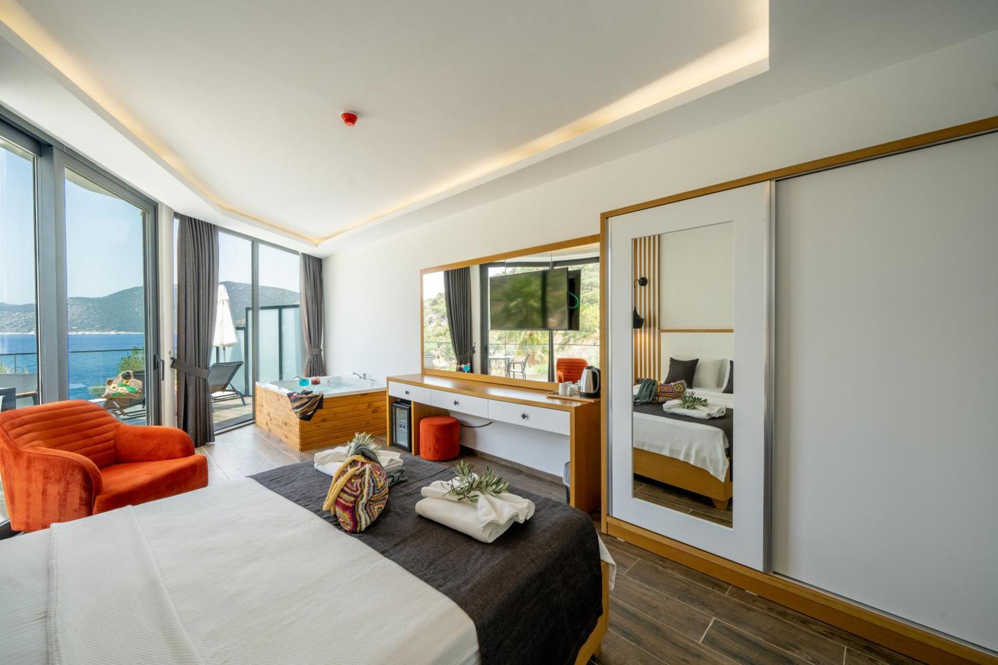 Kalkan Beach Park Hotel 卡斯 外观 照片