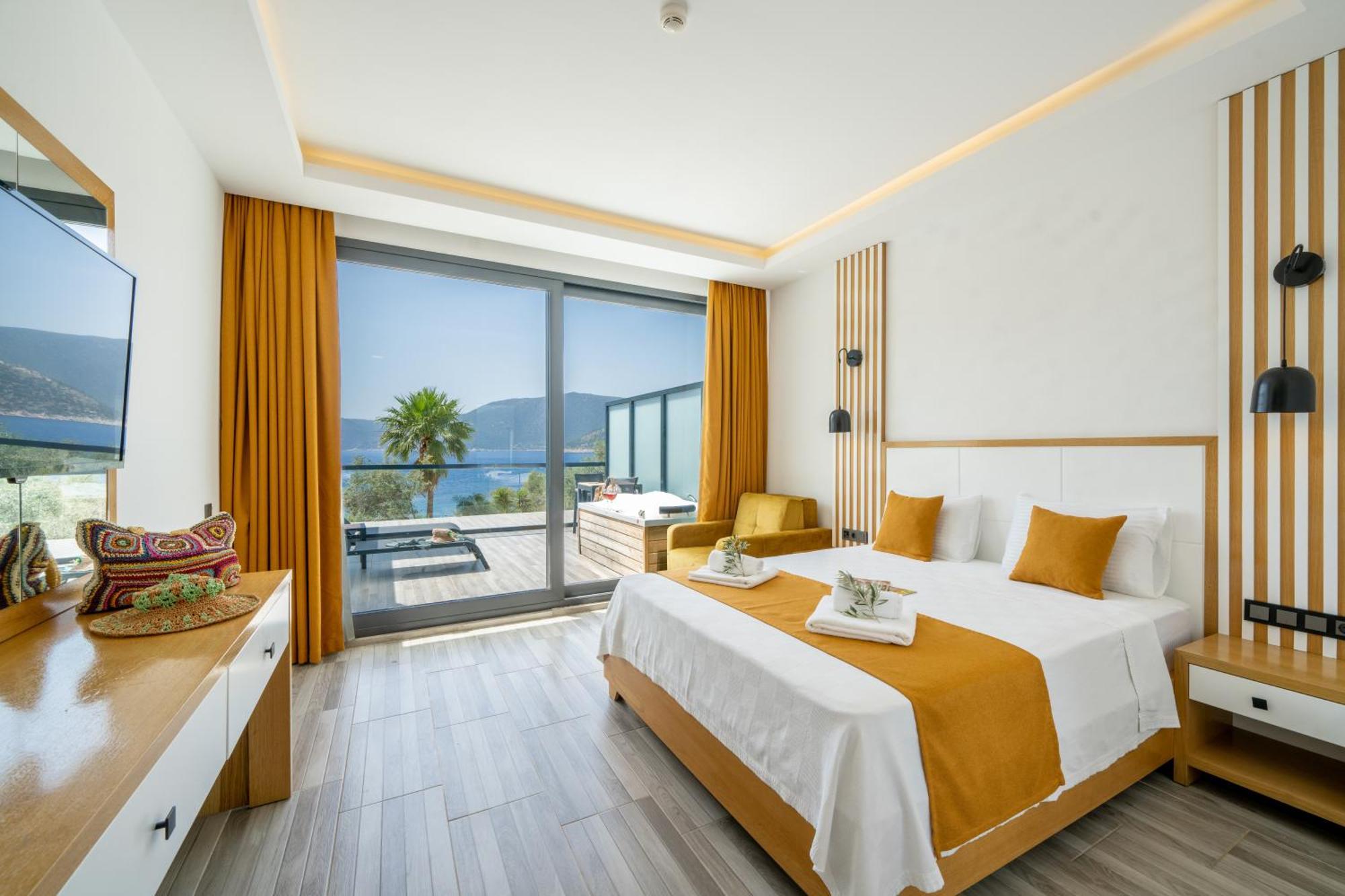 Kalkan Beach Park Hotel 卡斯 外观 照片